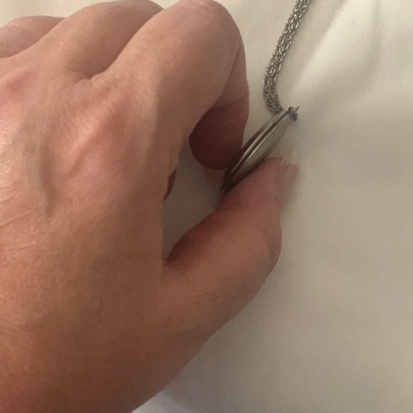 Silver Locket, Silver Chain - Picture 3 of 5